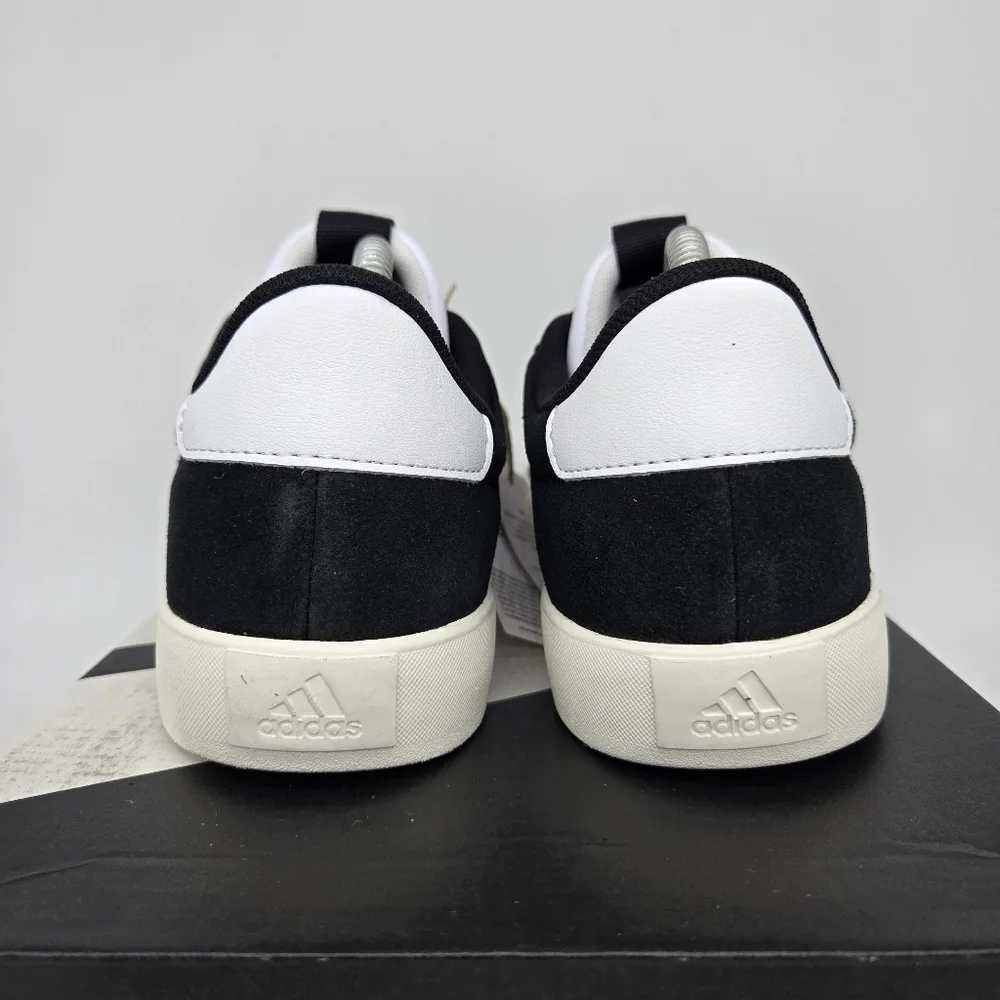 New Adidas VL Court 3.0 'Black White' Women's Shoes Size 8.5